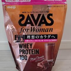 【オマケ付き】SAVAS(ザバス)フォーウーマン ホエイプロテイン100 ミルクショコラ風味 945kgの画像