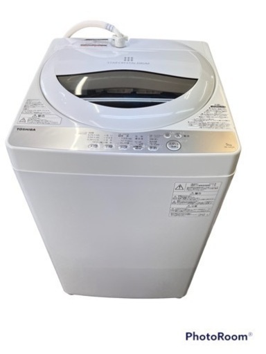 NO.185【2019年製】TOSHIBA 全自動洗濯機 5kg AW-5G6