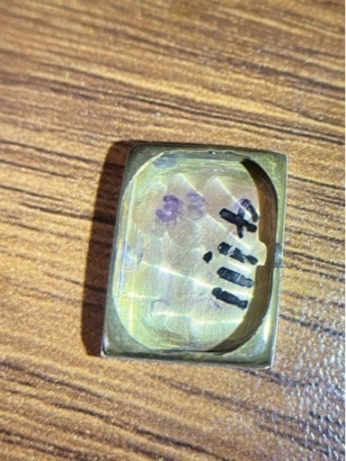 時計の裏蓋のみ　18K刻印あり