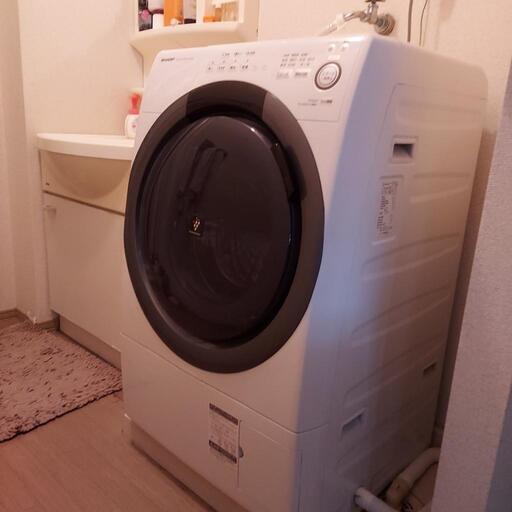 シャープ　ドラム式洗濯機(乾燥機付)
