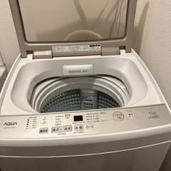 アクア　AQUA 全自動洗濯機 洗濯7.0kg 約半年使用