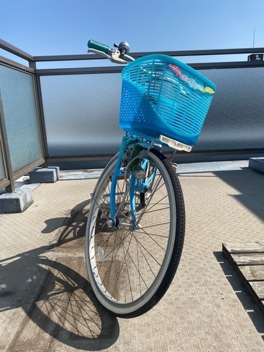 24インチ　室内保管自転車　タイヤ、サドルほぼ新品