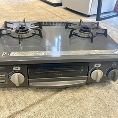 グリル未使用！ リンナイ LP ガスコンロ ガステーブル 2018 中古 