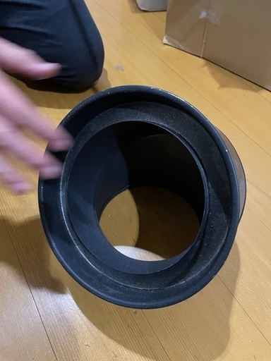 ホンマ製作所薪ストーブ煙突黒耐熱二重耐熱曲45度φ150