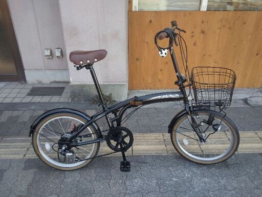SOUTHERNPORT[サザンポート] SP-FOLDER6 20吋折り畳み自転車 外装6段/ブラック