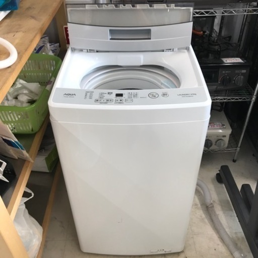 卸直営店(お得な特別割引価格) 【美品】2021年製 洗濯機 AQUA AQW