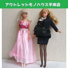 マテル社 バービー人形 2体セット JAL バービー CA、ドレ...