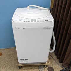 SHARP 洗濯機 6Kｇ 2018年製 ES-G60UC　ステ...