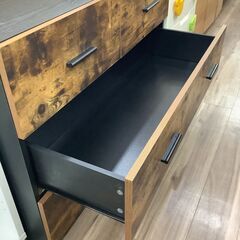 ブラックでクールなニトリの3段チェストが入荷しました！