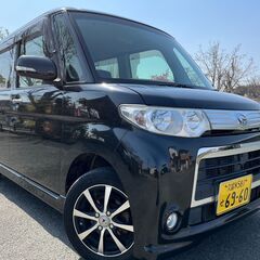 車検付！エコアイドル！パワスラ・ナビ・TV・ETC！タントカスタ...