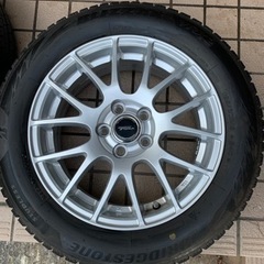 トヨタ シエンタ スタッドレスタイヤ アルミホイール 4本セット バリ山