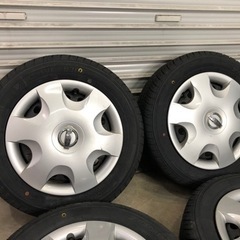 【S2853】22年 新品タイヤ 155/65R13 ヨコハマ S306 日産 モコ MG22S 純正鉄ホイール 4本