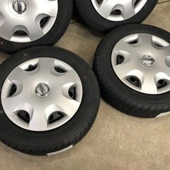 【S2853】22年 新品タイヤ 155/65R13 ヨコハマ S306 日産 モコ MG22S 純正鉄ホイール 4本