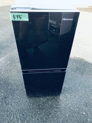✨2021年製✨ 535番 Hisense✨冷凍冷蔵庫✨HR-G13B-BR‼️