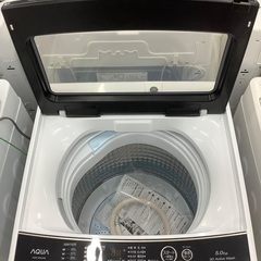 スリムなAQUAの全自動洗濯機のご紹介です！！