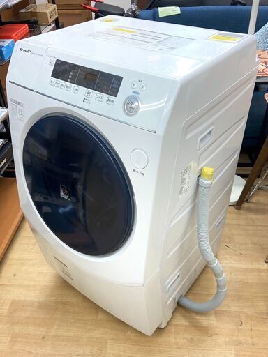 【レガストック江東店】【オープン記念セール実施中！】SHARP シャープ ドラム式電気洗濯機 ES-H10E-WL 2020年製