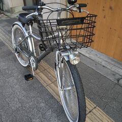 [ビンテージ]【MIYATA]】Stronger(ストロンガー)26吋 ビーチクルーザー 外装6段/シルバー