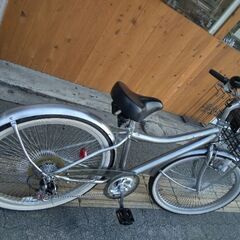 [ビンテージ]【MIYATA]】Stronger(ストロンガー)26吋 ビーチクルーザー 外装6段/シルバー