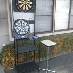 ■配達可■ダーツスタンド 　ダーツボード　サイドテーブル　セット 一式 バード/ソフト　