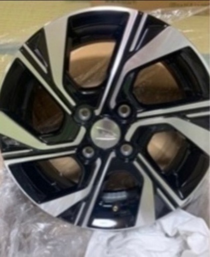 14インチ ホイールタイヤ4本セット新車外し la650sタントカスタム