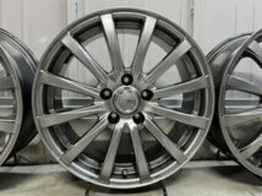 TOPY SIBILLA NEXT B-12 7.0J-17インチ 5/114.3 +38 4本セット ダークシルバー トピー シビラ