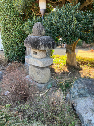 庭 石灯籠 引き取り限定 灯籠 庭 引き取り限定 - メルカリ