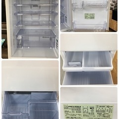 S757 ☆ SHARP SJ-GW35H-W [冷蔵庫 （350L・どっちもドア） 3ドア
