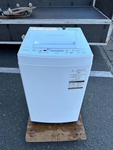 洗濯機 東芝 AW-45M7 2019年 4.5kg 家事家電 せんたくき【3ヶ月保証★送料に設置込】自社配送時代引き可※現金、クレジット、スマホ決済対応※