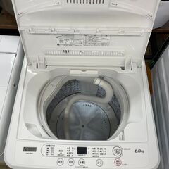 洗濯機 No.5865 ヤマダ電機 2021年製 6kg YWM-T60H1 【リサイクル