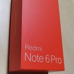 ジャンク扱い　Xiaomi Redmi Note 6 Pro