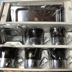 決まりました！コーヒーカップセット5客　トレー付き