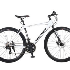 CANOVER 700×28C型 クロスバイク ATHENA（ホワイト/470サイズ《適応身長：160cm以上》） CAC-027-DC