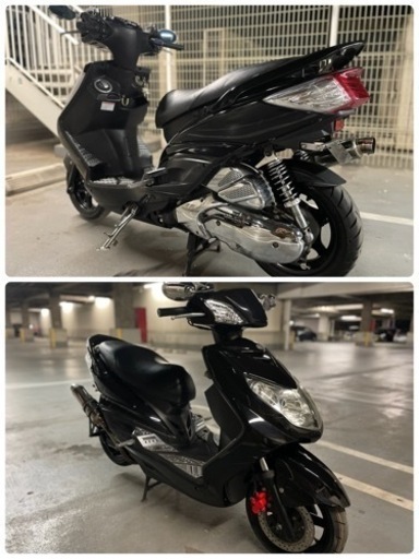 シグナスX SR 二型 カスタム 最終型 タイヤ新品 低走行