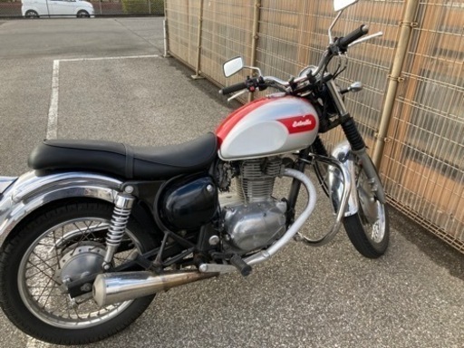 Kawasakiエストレヤ250cc 前後ドラムブレーキ