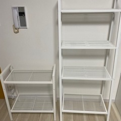 IKEA シェルフ　4段、2段セット