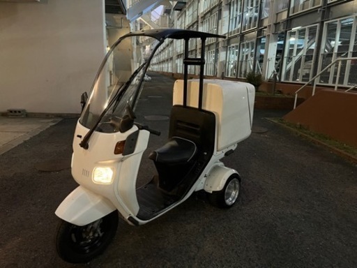 【HONDA ジャイロキャノピー　2スト　社外リアホイールリアボックス　カスタム