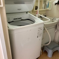 Panasonic 2019年製 8キロ洗濯機とラック