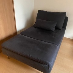 IKEAソーデルハムン　ソファ/寝椅子　ダークグレー
