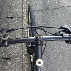 ＜整備・良品＞ライトウェイ・シェファード・クロスバイク・アルミ・ブラック系・460㎜・外装7段変速・洗車済みでピカピカ♪