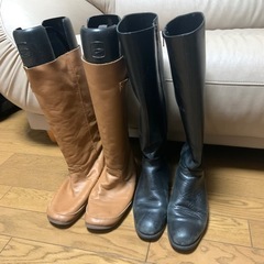 【23.5cm〜24cm】ブーツ2点セット