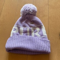 帽子（薄紫）とゴーグル