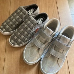 【新品未使用】VANS 靴2足セット　22cm