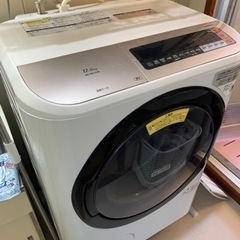 【ドラム式洗濯機】日立 BD-NX120B 中古品。