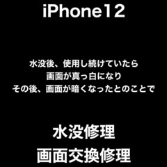 iPhone 水没修理　福岡市早良区室見からお越しのT様