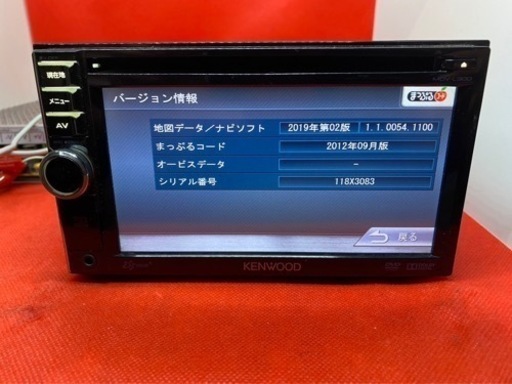 KENWOOD 簡単操作 MDV-L300 最新地図 Bluetooth い-1
