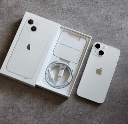 美品Apple iPhone 13 128GB スターライト バッテリー100％ iPhone 13美品128GB ( 電池100% ) ☆スターライト☆ Amazon.co.jp