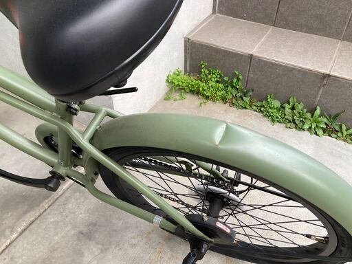 キッズ用ビーチクルーザー（6段ギア付）22インチ