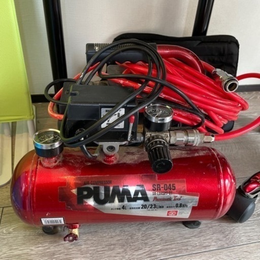 オイルレス エアコンプレッサー PUMA SR-045 4L 0.375 kW