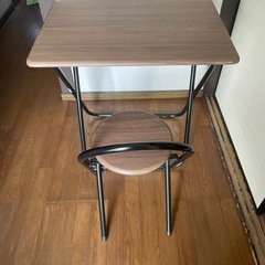 折りたたみ机、椅子セット