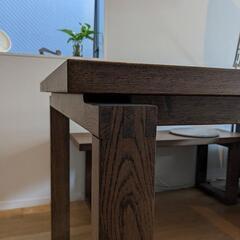 IKEA ダイニングテーブル 140cm モールビロンガ テーブル オーク材